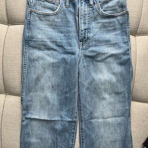 Madewell, 11" High-Rise Flare Jeans in Arbordale Wash, Size 27